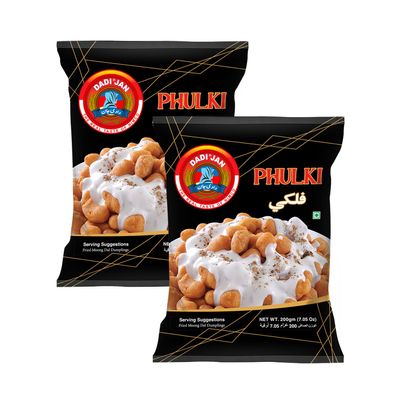 Dadi Jan Phulki 200g (7.05oz) | Pack of 2 | Delicious & Traditional | Perfect Snacks for Kids & Adults | Halal & Suitable for Vegetarians