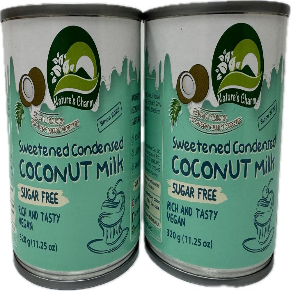 NATURE'S CHARM SUGAR FREE COCONUT CONDENSED MILK 11.25OZ X 2PK
