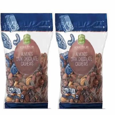 Southern Grove Retreat Gluten Free Trail Mix With Almonds Dark Chocolate and Cashews (2 Bags 15oz Pack) Snack Snacking Nut Hiking Travel Food