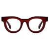FYTOO Reading Glasses for Women Men Retro Round Blue Light Blocking Glasses Red Computer Readers 3.0x Anti UV400/Glare/Eyestrain Finlay FT1618 view 1