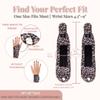 Activery Co. Carpal Tunnel Wrist Brace Left Hand, Right Hand for Women, Day or Night Compression Wrist Support Brace for Fitness, Keyboard Use, or Overnight Support, 2 Pack, Leopard Print view 3