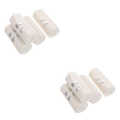 Mobestech 8pcs Elastic Bandages Made of Gauze for Breathable Medical for Wound Protection