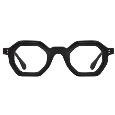 FYTOO Reading Glasses for Women Men Fashion Black Geometric Blue Light Blocking Glasses Computer Readers 0.0x Anti UV400/Glare/Eyestrain Patris FT1602
