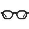 FYTOO Reading Glasses for Women Men Fashion Black Geometric Blue Light Blocking Glasses Computer Readers 0.0x Anti UV400/Glare/Eyestrain Patris FT1602 view 1