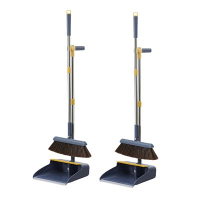 Thick Windproof Magnetic Broom Set Creative Combination Floor Sweeping Hair Household Cleaning Tools,A