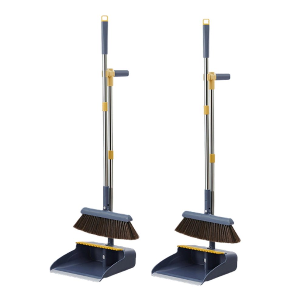 Thick Windproof Magnetic Broom Set Creative Combination Floor Sweeping Hair Household Cleaning Tools,A