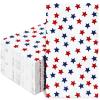 100Pcs Patriotic Guest Napkins American Red Blue Stars Disposable Napkins 4th of July Hand Paper Towel Napkins for Independence Day Bathroom Party Supplies Table Decor view 1