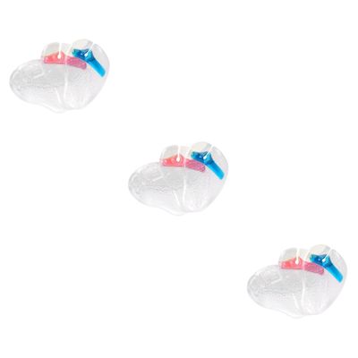 Gatuida 9pairs Gel Half Insoles Butterfly Pattern for Comfortable High Heels and -Flops Breathable Cushion Pads Red Transparent and for All-Day Wear