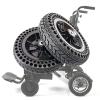 1 Pair 6/8 Inch Replacement Wheelchair Front Wheels Assembly, Black Honeycomb Polyurethane Wheelchair Caster for Disabled Old People Walkers with 5/16" (8 mm) Bearing (Size : 8inch) view 4