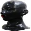 DORAFEI Latex Mask Women Heavy Rubber Hood Lined With Red Mouth Sheath Tongue and Nose Tube Loli Disguise Latex Mask view 1