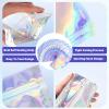 100 Pcs 2.7x9 Inch Holographic Pen Bags - Resealable Smell-Proof Packaging Bags for Party Favors, Food Storage, Cosmetics, Jewelry, Craft Supplies & Lip gloss view 4