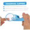 VICASKY 2pcs Nail Scissors Magnifying Lens Fingernail Toenail Clippers for Pedicure Cuticle Trimmers view 3