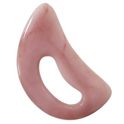 KOMBIUDA Resin Massage Scraper Board Moon Shaped Body Tool for Neck Shoulders Feet Smooth Edges for Safe Use for Relaxation Muscle Relief