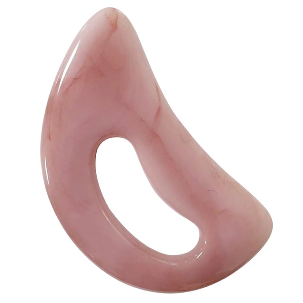 KOMBIUDA Resin Massage Scraper Board Moon Shaped Body Tool for Neck Shoulders Feet Smooth Edges for Safe Use for Relaxation Muscle Relief
