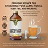 Portland Syrups - Caffeinated Simple Syrup - Premium Beverage Concentrate for a Boost of Clean Energy - Add to Soda, Cocktails, Tea, Coffee Drinks, and More - 12 oz with 24 Servings (Pack of 1) view 3