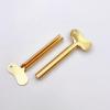Dorytop 2PCS Toothpaste Squeezer Metal Tube Squeezer Key Stainless Steel Toothpaste Roller Tube Wringer Makeup Tube Squeezer (Gold) view 4