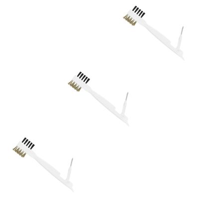 Gatuida 3pcs Wire Brush Cleaning Tool for Gas Stove and Kitchen Stiff Bristle Scrubber for Crevices and Corners Versatile Household Brush for Oven Tiles and Window Grooves