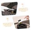 Gatuida 3pcs Wire Brush Cleaning Tool for Gas Stove and Kitchen Stiff Bristle Scrubber for Crevices and Corners Versatile Household Brush for Oven Tiles and Window Grooves view 3