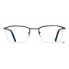 ProEyes Attitude 3, Progressive Multifocal Blue Light Blocking Readers w/Spring Hinge, Anti-Reflective Resin Lens, 0 Power on Top Lens (Rectangular Gun, up+0.00,down+2.25) view 2