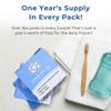 Expandable Dental Floss 3 Pack I Plastic-Free Dispenser I 50 Meter / 164 feet per Pack I Gentle Glide for Effective Cleaning I Mint Flavor view 4