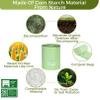 3 Gallon Compostable Trash Bags with Handle-Tie, Thick 0.67 Mil, 11.36 Liter, 80 Bags, Small Kitchen Food Scrap Waste Bag, ASTM D6400, US BPI and OK Compost Home Certified view 4