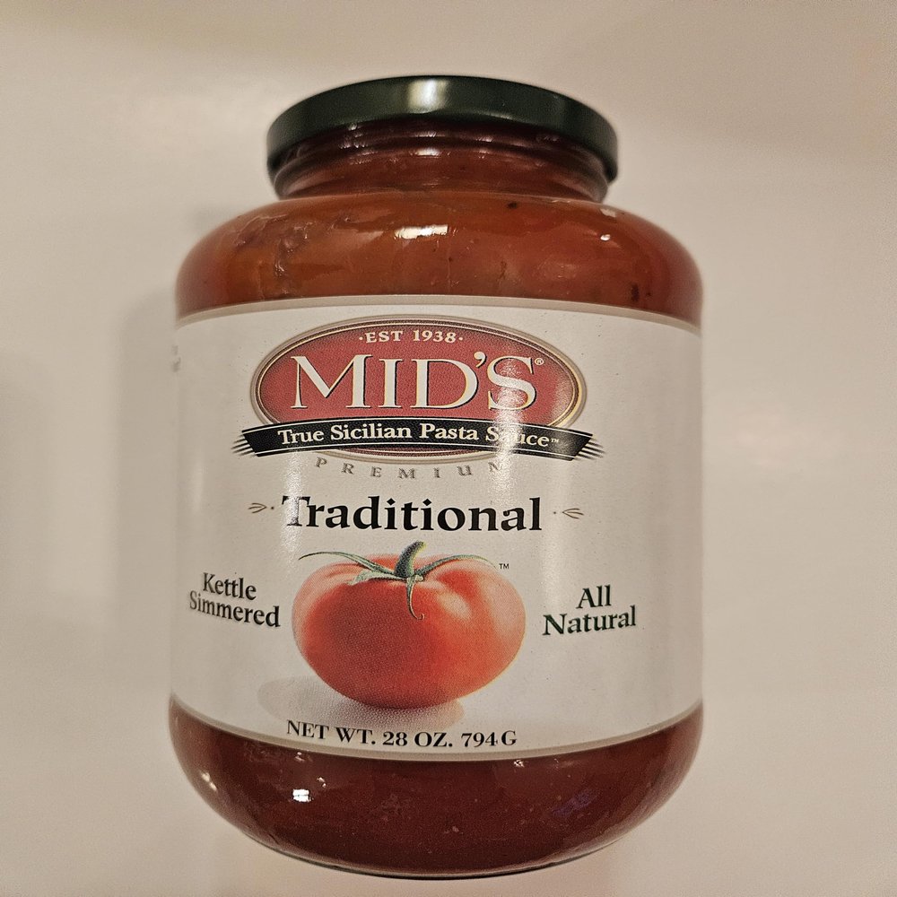 Mids Traditional Pasta sauce 28 oz. jars (pack of 12)