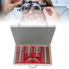 HinLIaDa 266 PCS Optical Trial Lens Set Optometry Kit, Metal Rim Alu Box Trial Frame Optometry Optician Test, Aluminum Case Optometry Optical Instrument with Optometry Test Trial Frame view 2