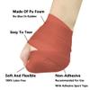 Pre Wrap Tape,TTZEZE Athletic Foam Underwrap,Soft Prewrap Headbands,Smooth Sports Wrap Roll,Pre Wrap Bandage Sport Tape for Ankles Wrists Hands Elbows 2.76 Inch x 11 Yards Orange 4-Rolls view 3