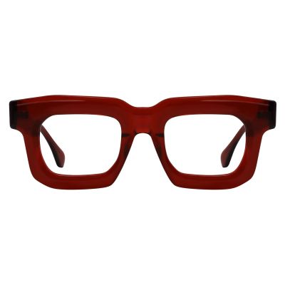 FYTOO Square Reading Glasses for Women Men Blue Light Blocking Reading Glasses Red Computer Readers 2.25 Anti Glare/Fatigue/Eyestrain Patsy FT1698