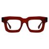 FYTOO Square Reading Glasses for Women Men Blue Light Blocking Reading Glasses Red Computer Readers 2.25 Anti Glare/Fatigue/Eyestrain Patsy FT1698 view 1