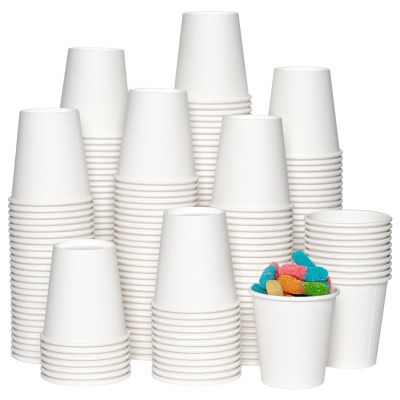 JOLLY CHEF 800 Pack Disposable Bathroom Cups 3 oz, Small Mouthwash Paper Cups for Party, Picnic, BBQ