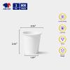 JOLLY CHEF 800 Pack Disposable Bathroom Cups 3 oz, Small Mouthwash Paper Cups for Party, Picnic, BBQ view 2