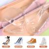 3Pairs High Heel Cushions Self-Adhesive Silicone Foot Pads for Women Reusable Forefoot Inserts for Loose Shoes Metatarsal Support All-Day view 4