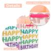 13" Large Colorful Gift Bag Set with Greeting Card and Tissue Papers (Happy Happy Happy Happy Birthday) for Girls' Birthday Party, Women's Birthday Parties, Baby Shower, Baby Girl - 10.2x5.2x13, 1 Pcs. view 4