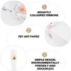 10 Pcs Single Roses Flower Gift Box Cone Flower Bouquet Wrapping Paper Rose Packaging Bags for Valentines Day Birthday, White, Inches view 3