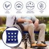 2 Pack Inflatable Seat Cushions, Breathable Nursing Anti-Bedsore Air Cushion Seat Pad, Waffle Chair Cushion for Sitting Toilet Wheelchair Chair Shower Chair (with Inflatable Pump) view 2