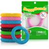 BuggyBands 24 Pack Mosquito Bracelets, Mosquito Bands for Adults and Kids with Individually Wrapped & DEET Free, Natural and Waterproof Wristbands Citronella Bracelets for Camping Hiking view 1