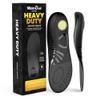 220+ lbs Heavy Duty Arch Support Insoles - Welnove Plantar Fasciitis Insoles with High Arch Support Orthotic Inserts for Flat Feet Standing All Day Work Boot Insoles for Women 14-15 and Men 12-13.5 view 1