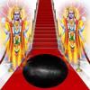 RDG Shaligram Shila Stone Imported From Gandaki River (Black Pure Stone), Standard, Stone view 3