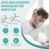 2PCs Replacement Headgear for Airfit F20 with 2 Pairs of ClipsStronger Adhesive and Softer Material for a Better Seal, ItAll Supplies view 2