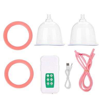PipoNs Electric Breast Enhancement Instrument, Breast Enhancement Enlarge Massager, Women Udder Massager Machine, Breast Massager Double Cup(AB Cup) SizeAB Cup, style