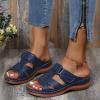 Orthopedic Sandals For Women Plantar Fasciitis Arch Heel Support Women's Comfort Orthotic Walking Sandals Open Toe Arch Support Slides Wide Width Dressy Summer Orthopedic Flip Flops 2024 view 2