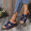 Orthopedic Sandals For Women Plantar Fasciitis Arch Heel Support Women's Comfort Orthotic Walking Sandals Open Toe Arch Support Slides Wide Width Dressy Summer Orthopedic Flip Flops 2024 view 3
