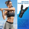 enttgo Portable Respiratory Trainer-Exercise Device. Respiratory Muscle Training |Improve Breathing Capacity | Easy to Clean| Adjustable Resistance, Adjustable to Different Fitness Needs (Black) view 2