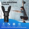 enttgo Portable Respiratory Trainer-Exercise Device. Respiratory Muscle Training |Improve Breathing Capacity | Easy to Clean| Adjustable Resistance, Adjustable to Different Fitness Needs (Black) view 4