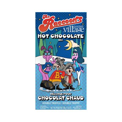 Gourmet Du Village Raccoons Winter Gang Hot Chocolate Mix, 35 g (1.2 oz)