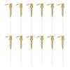 12PCS Coffee Syrup Pump, Skinny Syrup Pump, 750ml Bottle Pumps for Flavored Syrups Dispenser Caramel Snow Cones Drinks Dessert Tea Jam Ketchup (Gold) view 1