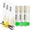 Organic Lip Balm Lip Treatment & Moisturizer for Dry Cracked Lips with Shea Butter & Vanilla, Ultra-Hydrating & Nourishing, Barrier-Repair Lip Therapy, Natural Skin Care, 3 Pack, Women & Men view 1