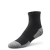Dr. Comfort Diabetic Ankle Socks for Men and Women, Non-Binding and Breathable (1 Pair) - Large, Black view 1