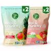 Colibreeco, Freeze-Dried Fruit Snack, (Variety Pack of 4), Mix Pineapple & Mango, Mix Strawberry & Banana, Real and Crunchy, Non-GMO, Kosher and Vegan, 100% Fruit, No Sugar Added, Excellent for Healthy Snacks and Gluten Free. view 1